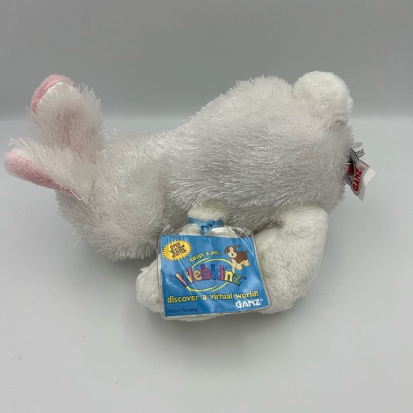 White Plush Bunny Toy for Small Pets Webkinz - Picture 2 of 5